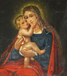 Maria mit dem Jesuskind (Pfarrkirche St. Jodok, Foto: A. Prock)