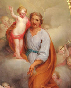 Hl. Josef von Nazareth mit Jesuskind (Pfarrkirche Reith im Alpbachtal, Foto: A. Prock)