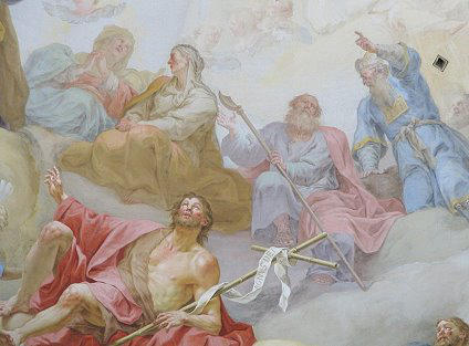 Anna, Elisabeth, Joachim, Zacharias, Johannes der Tufer (Stiftskirche Neresheim, Deutschland, Foto: A. Prock)