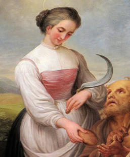 Hl. Notburga von Eben (Pfarrkirche Reith im Alpbachtal, Foto: A. Prock)