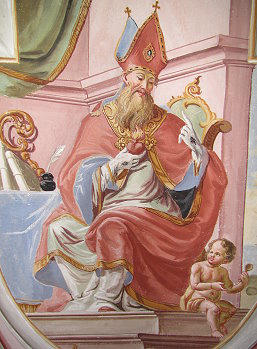Hl. Augustinus  (Pfarrkirche Steeg-Hgerau, Foto: A. Prock)